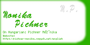 monika pichner business card